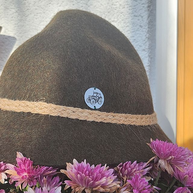 Anhänger Traktor-Motiv-Laserzeichnung – Bild 3