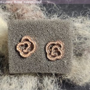 Ohrstecker 925/- Silber rosé vergoldet