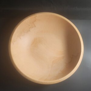 Holz gedrechselte Schale Buche, außen ca. 36 cm h 11,5cm
